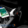 Розгалужувач прикурювача HOCO Z28 Power Ocean 2xUSB-A, 2xCar Charger, LED Digital (6957531091967)
