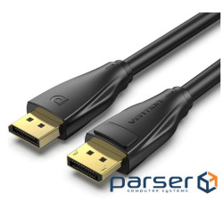 Кабель Vention DisplayPort-DisplayPort, 3 м , Black (HCDBI)