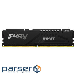 Модуль пам'яті DDR5 8GB 5600 MHz Beast Black Kingston Fury (KF556C40BB-8) (KF560C30BBE-8)