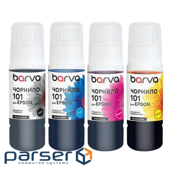 Чорнило Barva Epson 101 4х70 мл, pigm BK/C/M/Y OneKey special (E101-070-MP)
