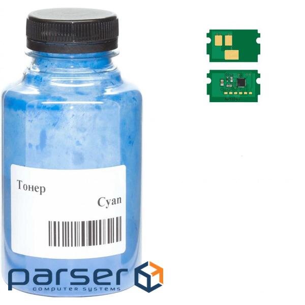 Тонер Kyocera TK-5240, 90г Cyan +chip AHK (3203561)