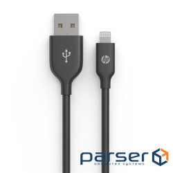 Дата кабель USB 2.0 AM to Lightning 1.0m 2.4A MFI HP (HP_DHC-MF101-1m)