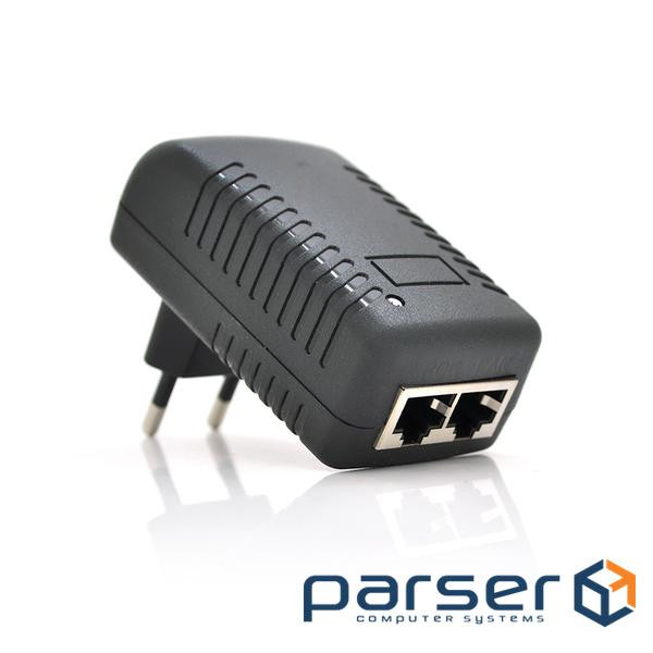 POE injector 24V 0.5A (12W) with 10/100 / 1000Mbps Ethernet ports (0418)