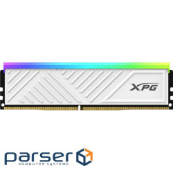 Модуль пам'яті ADATA XPG Spectrix D35G RGB White DDR4 3600MHz 8GB (AX4U36008G18I-SWHD35G)