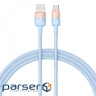 Кабель Baseus Discolor Series Fast Charging Type-C 100W (1m) blue (P10374903311-00)
