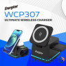 Зарядний пристрій 15W 3-in-1 Magnetic Wireless Fast Charger black Energizer (WCP307)