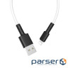 Кабель BOROFONE BX31 Soft silicone Lightning devices 1m. White (BX31LW)