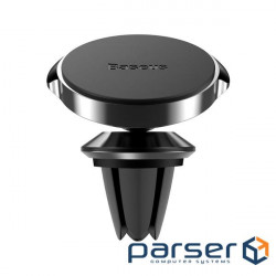 Тримач для мобільного Baseus Small Ears Magnetic Air Outlet Type Black (SUER-A01)