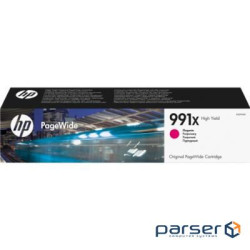 Cartridge HP 991X PageWide Pro 772/ 777/ 750 Magenta (16000 стор) (M0J94AE)