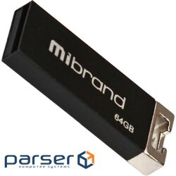 Flash drive MIBRAND Chameleon 64GB Black (MI2.0/CH64U6B)