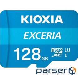 Карта пам'яті Kioxia 128 GB microSDXC Class 10 UHS-I (LMEX1L128GG2)
