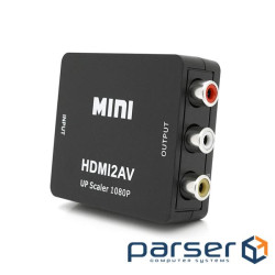 Конвертер Mini, HDMI to AV, ВИХІД 3RCA(мама) на ВХІД HDMI(мама), 720P / 1080P, B (YT-CM-HDMI / AV-B) ), 720P / 1080P, B (YT-CM-HDMI / AV-B)