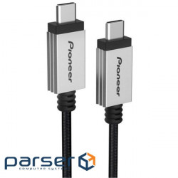 Date cable USB Type-C to Type-C 1.0m DuPont Kevlar 3A Pioneer (APS-uCC2-S100)