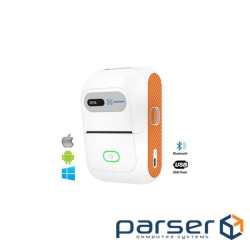 Принтер етикеток UKRMARK DP26WT bluetooth, USB, білий (900885)