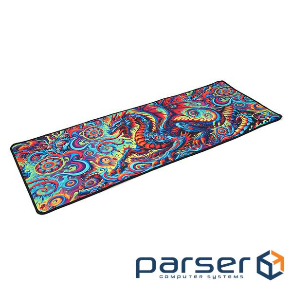 Килимок 300*800 тканинний Dragon з боковою прошивкою, товщина 3 мм, колір Mix, Пакет (YT40256) (YT40256)