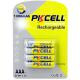 Акумулятор PKCELL 1.2V AAA 1000mAh NiMH Rechargeable Battery, 4 штуки в блістері ціна за блі (9337)