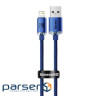 Кабель Baseus Crystal Shine USB-Lightning, 2.4A, 1.2м Blue (6932172602697)