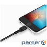 Cable HOCO X20 Flash USB-A to Lightning 2m Black (6957531068860)