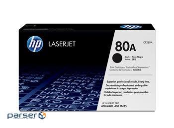 HP LJ 80A Toner Cartridge Pro 400 M401/Pro 400 MFP M425 (CF280A)