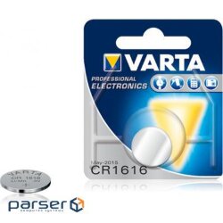 Батарейка Varta CR 1616 BLI 1 LITHIUM (06616101401)