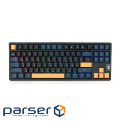 Клавіатура механічна USB JEDEL KL-102, довжина кабелю 170см , RGB підсвічування, (Eng / Укр / Рус),