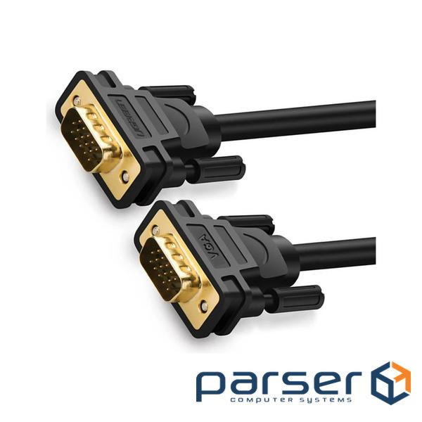 Кабель мультимедійний VGA M to VGA M 1.5m VG101 black Ugreen (11630)
