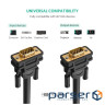 Кабель мультимедійний VGA M to VGA M 1.5m VG101 black Ugreen (11630)