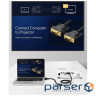 Кабель мультимедійний VGA M to VGA M 1.5m VG101 black Ugreen (11630)