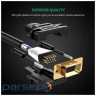 Кабель мультимедійний VGA M to VGA M 1.5m VG101 black Ugreen (11630)