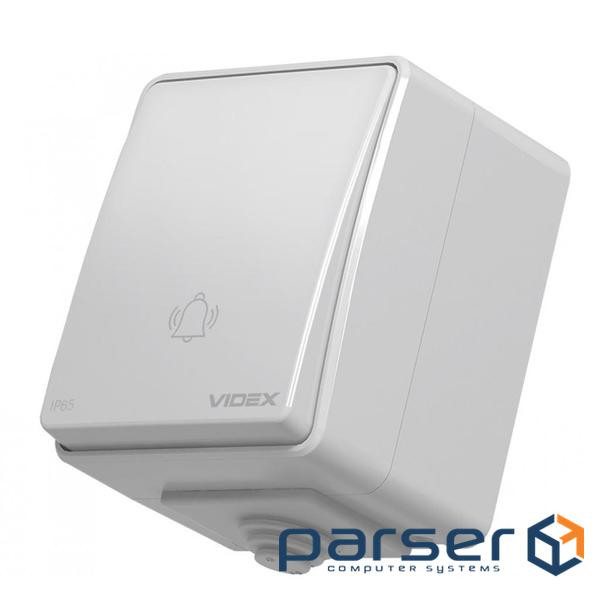 Кнопка дзвінка Videx VIDEX BINERA IP65 Кнопка дзвінка сіра (VF-BNW11DB-G) (VF-BNW11DB-G)