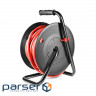 Подовжувач на котушці Stark CRP 2525-P (242000002) 4 розетки, 25 м, чорно-червоний 