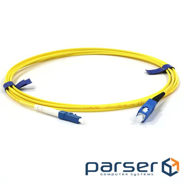 Патчкорд SC/UPC-LC/UPC SM 3м Simplex Slim (UPC-3SCLC(SM)S(ON)S)