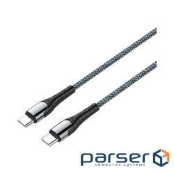 Date cable USB-C to USB-C 2.0m PD Fast Charging 65W 3A grey ColorWay (CW-CBPDCC039-GR)