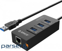 USB-хаб Orico HR01-U3-V1-BK-BP Black (CA912742)