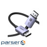 Кабель мультимедійний DisplayPort M to DisplayPort M 3.0m 16K DP118 black Ugreen (25862)