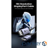 Кабель мультимедійний DisplayPort M to DisplayPort M 3.0m 16K DP118 black Ugreen (25862)