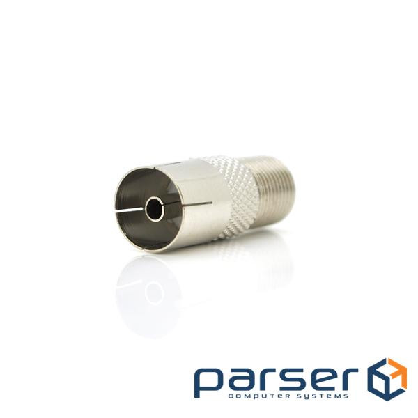 Роз'єм VOLTRONIC F-F - IEC-F прямий (ТВ-штекер) ) Q100