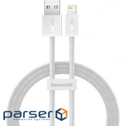 Кабель BASEUS Dynamic Series Fast Charging Data Cable USB to iP 2.4A 1м White (CALD000402)