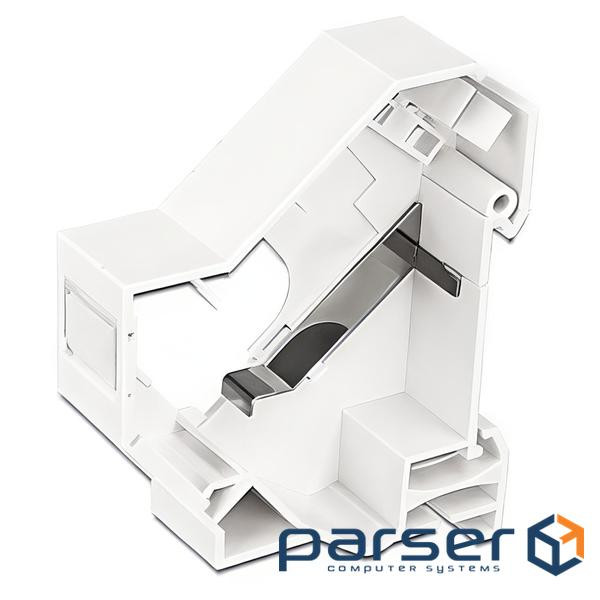 Розетка під 1 модуль KeyStone, монтаж на DIN рейку, EPNew (DRA-0101SWHZ-38) , EPNew (DRA-0101SWHZ-38)