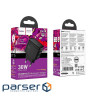 Мережевий зарядний пристрій HOCO CS61A Bright PD30W+QC3.0 charger (EU) Black (6942007638425)
