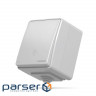 Перемикач Videx BINERA IP65 зовнішній 1кл прохідний (VF-BNW11P-G)