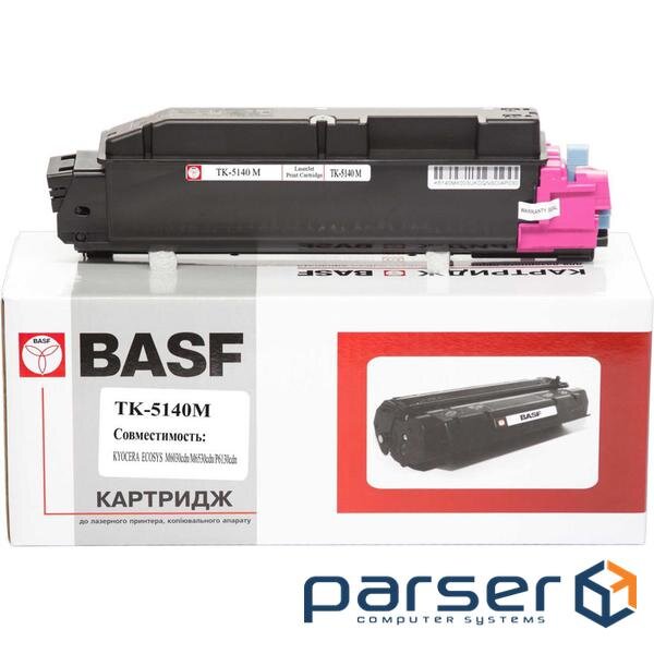 Тонер-картридж BASF Kyoс era TK-5140 Magenta, 1T02NRBNL0 (KT-TK5140M) (BASF-KT-TK5140M)