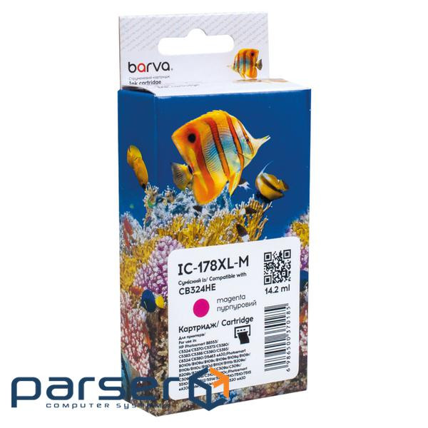Картридж Barva HP 178XL (CB319HE/CB324HE) 950c, Magenta (IC-178XL-M)
