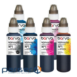 Чорнило Barva Epson 1 6х100 мл, universal, BK/C/M/Y/LC/LM (EU1-100-2MP)