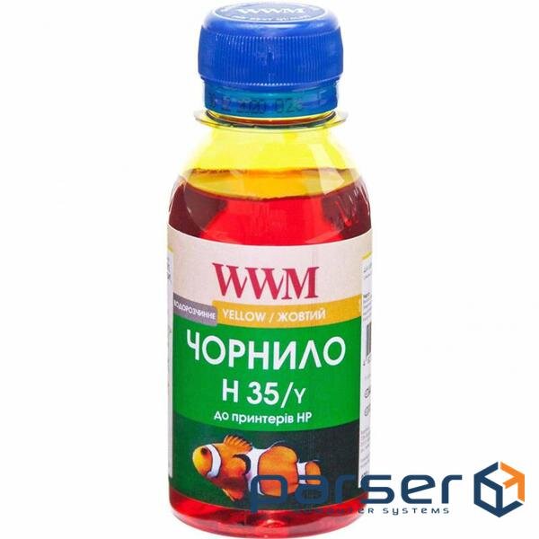 Чорнило WWM HP №22/134/121 100г Yellow (H35/Y-2)