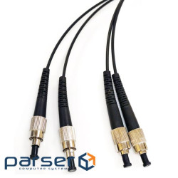 Патчкорд FC/UPC-FC/UPC MM (OM3) 2м Duplex чорний (UPC-2FCFC(MM)D(ON)BK)