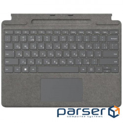 Keyboard Microsoft Surface Pro 9 Signature Type Cover Platinum (8XB-00061)