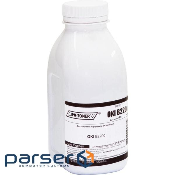Тонер OKI B2200, 65г Black IPM (TDO02-65)
