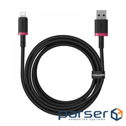 Кабель Baseus Dura Series Fast Charging Lightning 2.4A (1m) red/black (P10377801U01-01)