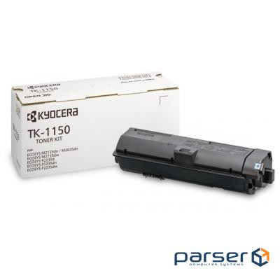 Тонер-картридж Kyocera TK-1150 Black, 3K (1T02RV0NL0)